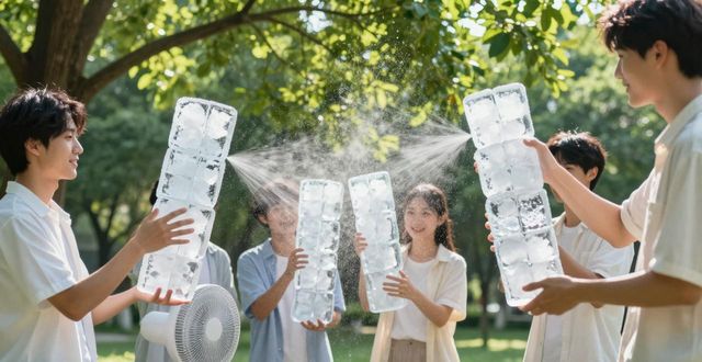 大冰块降温方法_北京密云区夏季防暑降温大冰块_大冰块户外活动使用时长
